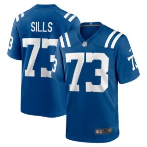 Josh Sills Indianapolis Colts Nike Team Game Jersey -  Royal- 49Native