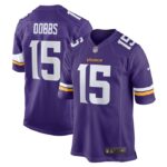 Joshua Dobbs Minnesota Vikings Nike  Game Jersey -  Purple- 49Native