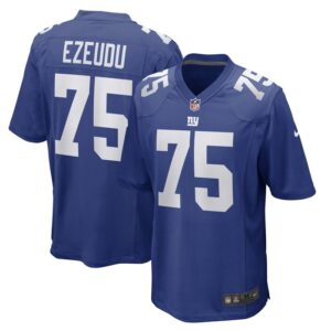 Joshua Ezeudu New York Giants Nike Game Player Jersey - Royal- 49Native
