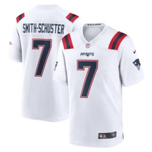JuJu Smith-Schuster New England Patriots Nike Game Player Jersey - { White- 49Native