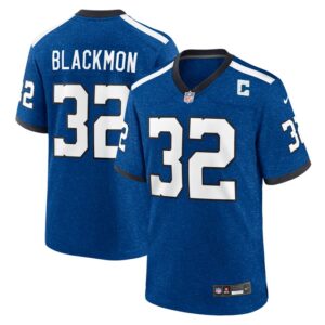 Julian Blackmon Indianapolis Colts Nike Indiana Nights Alternate Game Jersey - Royal- 49Native