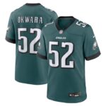 Julian Okwara Philadelphia Eagles Nike Game Jersey - Midnight Green- 49Native