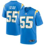 Junior Seau Los Angeles Chargers Nike Game Retired Player Jersey - Powder Blue- 49Native