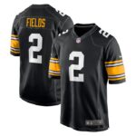 Justin Fields Pittsburgh Steelers Nike  Alternate Game Jersey – Black- 49Native