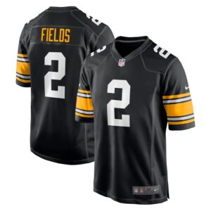 Justin Fields Pittsburgh Steelers Nike  Alternate Game Jersey – Black- 49Native