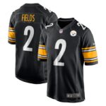 Justin Fields Pittsburgh Steelers Nike Game Player Jersey - Black- 49Native