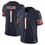 Justin Fields Chicago Bears Nike Vapor F.U.S.E. Limited Jersey - Navy- 49Native