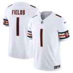 Justin Fields Chicago Bears Nike Vapor F.U.S.E. Limited Jersey - White- 49Native