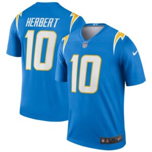 Justin Herbert Los Angeles Chargers Nike Legend Jersey - Powder Blue- 49Native