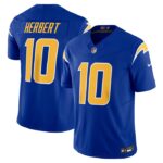 Justin Herbert Los Angeles Chargers Nike Vapor F.U.S.E. Limited Jersey - Royal- 49Native