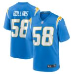 Justin Hollins Los Angeles Chargers Nike  Game Jersey -  Powder Blue- 49Native
