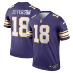Justin Jefferson Minnesota Vikings Nike Classic Legend Player Jersey - Purple- 49Native