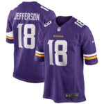 Justin Jefferson Minnesota Vikings Nike Game Jersey - Purple- 49Native