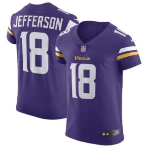Justin Jefferson Minnesota Vikings Nike Home Vapor Elite Jersey - Purple- 49Native