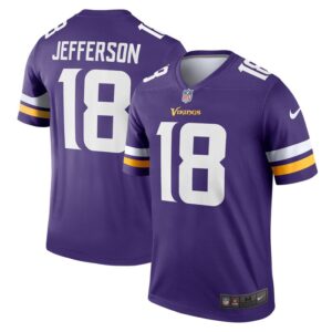 Justin Jefferson Minnesota Vikings Nike Legend Jersey - Purple- 49Native