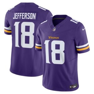 Justin Jefferson Minnesota Vikings Nike Vapor F.U.S.E. Limited Jersey - Purple- 49Native