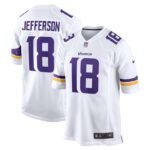 Justin Jefferson Minnesota Vikings Nike Game Player Jersey - White- 49Native
