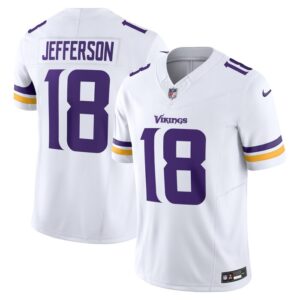 Justin Jefferson Minnesota Vikings Nike Vapor F.U.S.E. Limited Jersey - White- 49Native