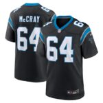 Justin McCray Carolina Panthers Nike Team Game Jersey - Black- 49Native