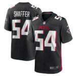 Justin Shaffer Atlanta Falcons Nike  Game Jersey -  Black- 49Native