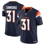 Justin Simmons Denver Broncos Nike Vapor F.U.S.E. Limited Jersey - Navy- 49Native