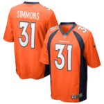 Justin Simmons Denver Broncos Nike Game Jersey - Orange- 49Native