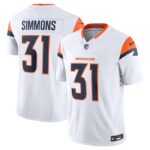Justin Simmons Denver Broncos Nike Vapor F.U.S.E. Limited Jersey - White- 49Native