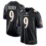 Justin Tucker Baltimore Ravens Nike Player Game Jersey - Black- 49Native