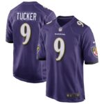 Justin Tucker Baltimore Ravens Nike Game Jersey - Purple- 49Native