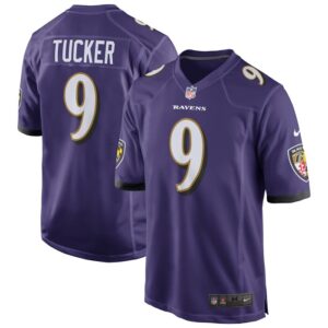 Justin Tucker Baltimore Ravens Nike Game Jersey - Purple- 49Native