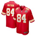 Justin Watson Kansas City Chiefs Nike Game Player Jersey - Red- 49Native