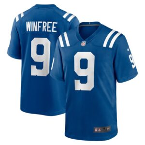 Juwann Winfree Indianapolis Colts Nike Team Game Jersey -  Royal- 49Native