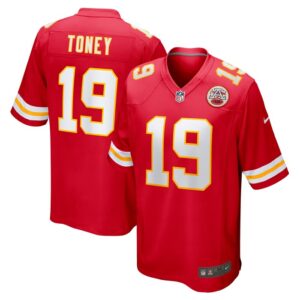 Kadarius Toney Kansas City Chiefs Nike Game Player Jersey - Red- 49Native
