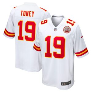 Kadarius Toney Kansas City Chiefs Nike  Game Jersey - White- 49Native