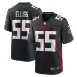 Kaden Elliss Atlanta Falcons Nike Game Player Jersey - Black- 49Native