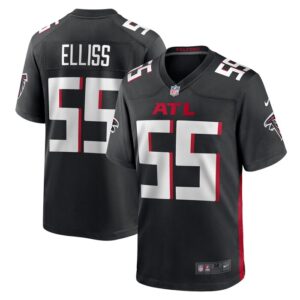 Kaden Elliss Atlanta Falcons Nike Game Player Jersey - Black- 49Native