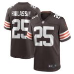 Kahlef Hailassie Cleveland Browns Nike Team Game Jersey -  Brown- 49Native
