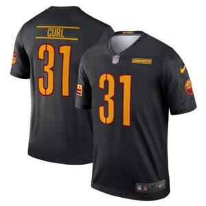 Kamren Curl Washington Commanders Nike Alternate - Black- 49Native
