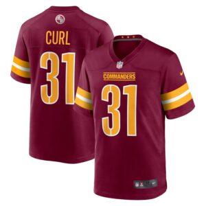Kamren Curl Washington Commanders Nike Game Jersey - Burgundy- 49Native