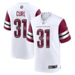 Kamren Curl Washington Commanders Nike Game Jersey - White- 49Native