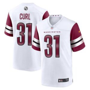 Kamren Curl Washington Commanders Nike Game Jersey - White- 49Native