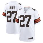 Kareem Hunt Cleveland Browns Nike Game Player Jersey - White- 49Native