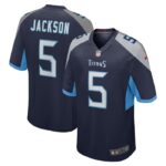 Kearis Jackson Tennessee Titans Nike Team Game Jersey -  Navy- 49Native