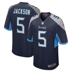 Kearis Jackson Tennessee Titans Nike Team Game Jersey -  Navy- 49Native