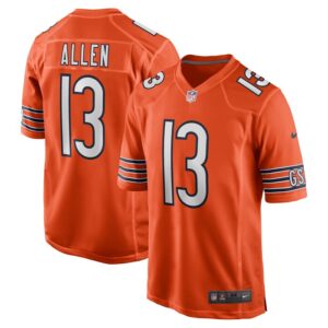 Keenan Allen Chicago Bears Nike Alternate Game Jersey -  Orange- 49Native