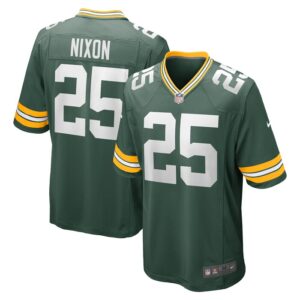 Keisean Nixon Green Bay Packers Nike Game Player Jersey - Green- 49Native