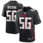 Keith Brooking Atlanta Falcons Nike Game Retired Player Jersey - Black- 49Native