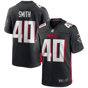 Keith Smith Atlanta Falcons Nike Game Jersey - Black- 49Native