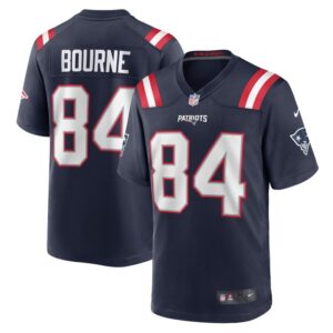 Kendrick Bourne New England Patriots Nike Game Jersey - Navy- 49Native