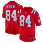 Kendrick Bourne New England Patriots Nike Game Jersey - Red- 49Native